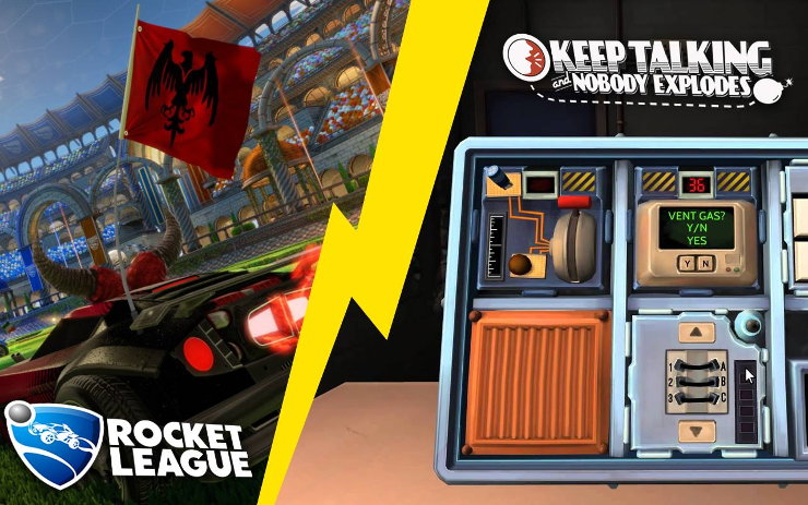 Rocket League und Keep Talking and Nobody Explodes