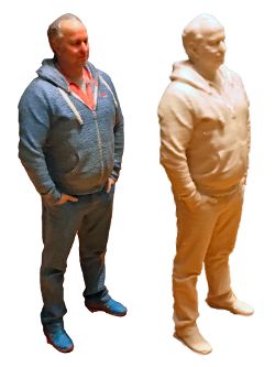 3D-Scan und 3D-gedruckte Figur