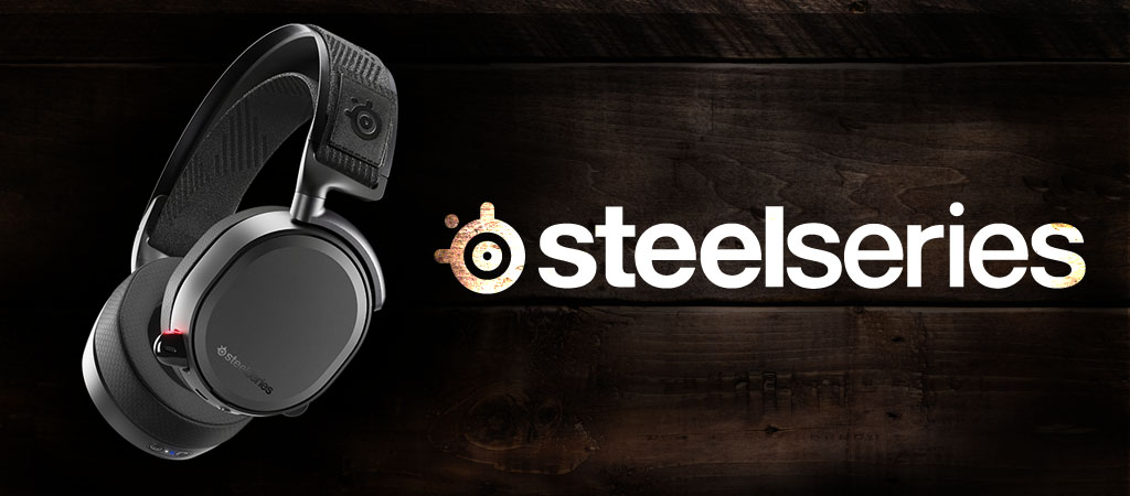 Headset und Logo von SteelSeries