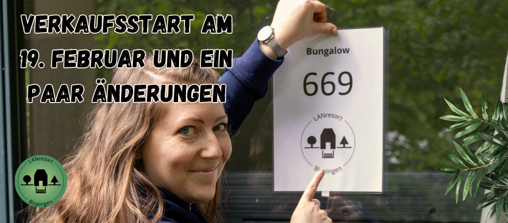 Verkaufsstart und Änderungen